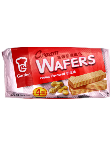 Garden Cream Wafers Peanut Flavour 200g