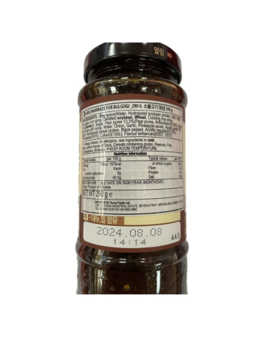 Beksul Bbq Sauce For Beef Bulgogi 290G - Herbs, spices and other in...