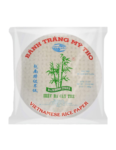 Bamboo Tree Rice Paper 22cm 340g (1 case - 44pcs)