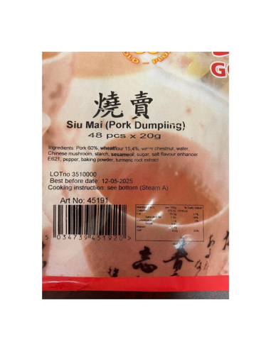 GOLD PLUM SIU MAI PORK 48PCS - Frozen | Sing Kee