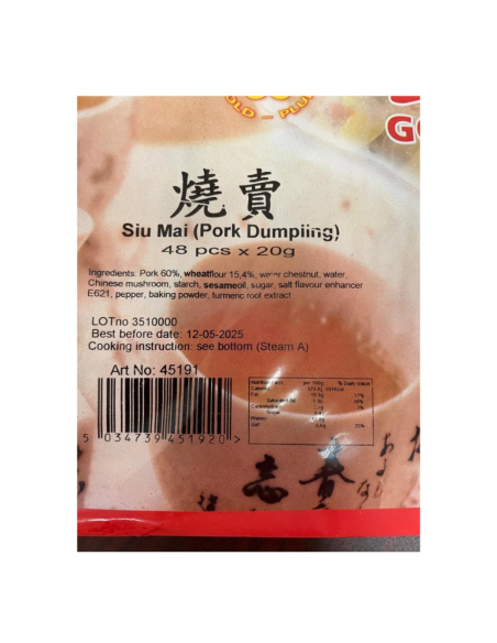 GOLD PLUM SIU MAI PORK 48PCS - Frozen | Sing Kee