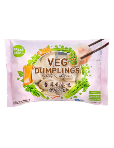 香源食品-素水饺腐皮芹菜450 g - Freshasia - 冰鮮 ZH
