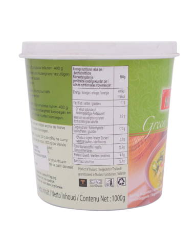 Mae Ploy Green Curry Paste 1kg - Mae Ploy | Sing Kee