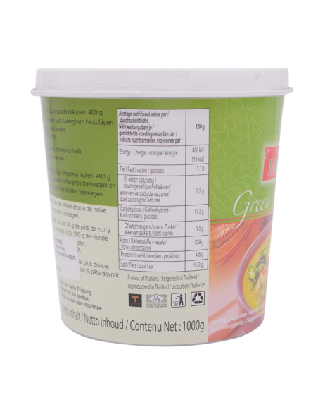 Mae Ploy Green Curry Paste 1kg - Mae Ploy | Sing Kee