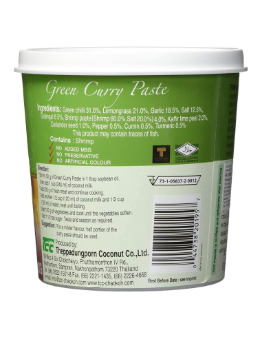 Mae Ploy Green Curry Paste 1kg - Mae Ploy | Sing Kee