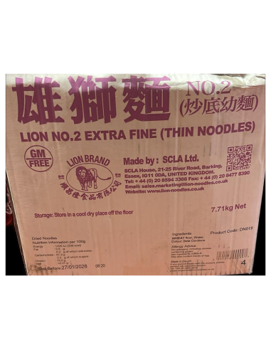 Lion No.2 Noodle 7.7kg - Wholesale | Sing Kee
