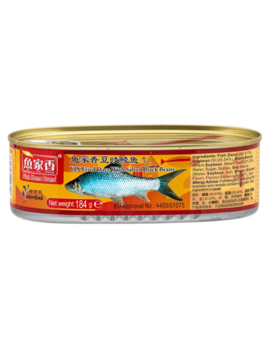 YJX Fried Dace with Salted Black Beans 184g