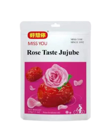 HXN Rose Flavour Jujube 80g