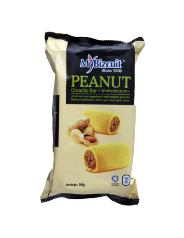 MyBizcuit Peanut Crunchy Bar 100g