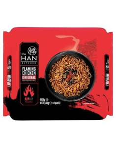 HAN KITCHEN Flaming Chicken Noodles 137.8gm*4