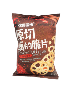 偶得莲味原切藕的脆片川香麻辣味 55g