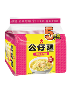 Doll Instant Noodle Shrimp Wonton Flavour 100g x 5