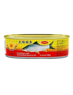 Gold Plum Fried Dace with Salted Black Bean 184g