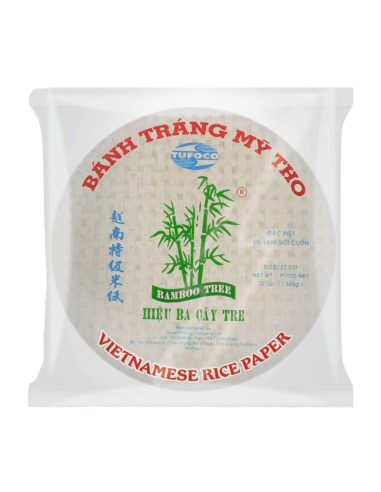 Bamboo Tree Rice Paper 16cm 340g (1 case - 44pcs)