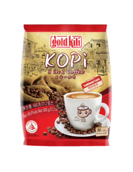 Gold Kili Kopi 3 in 1 Coffee 20gx30