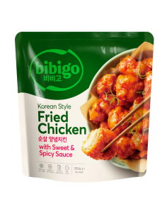 Bibigo Korean Style Fried Chicken with Sweet & Spicy Sauce 350g