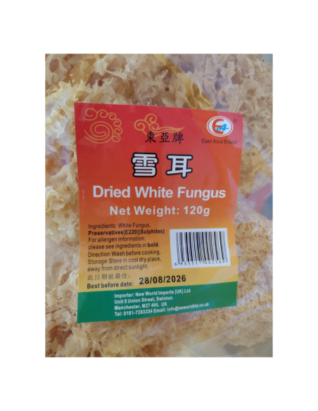 East Asia White Fungus (Natural Yellow) 120g -  - Dried Foods, Nuts...
