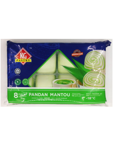 冷凍KG PASTRY香蘭饅頭 8入 400g｜柔軟香甜早餐點心