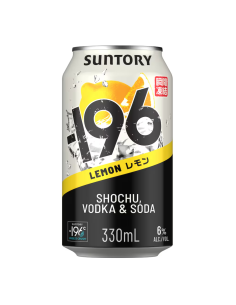 Suntory 196 Lemon Shochu & Vodka & Soda (ABV 6%) 330ml