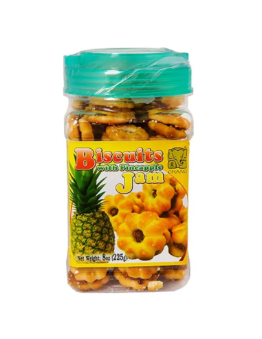 Chang Coconut Biscuits with Pineapple Jam Filling 225g