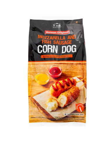 Korean Original Corn Dogs Crispy Mozzarela & Fish Sausage 400