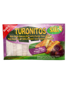 Golden Saba Frozen Banana Rolls with Ube 454g