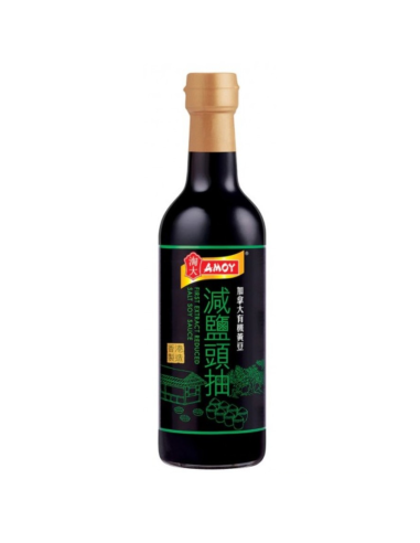 Amoy First Extract Reduced Salt Light Soy Sauce 500ml