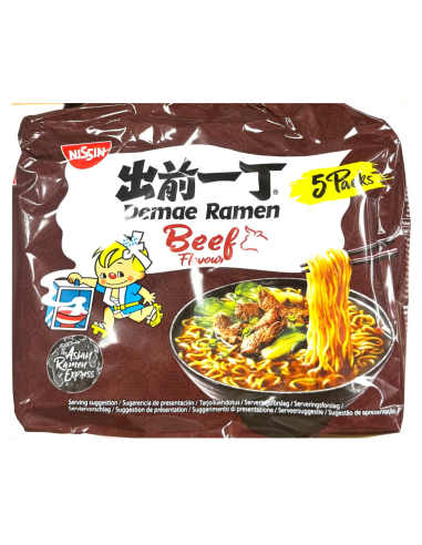 日清 出前一丁 牛肉味 100g*5 | Sing Kee Foods
