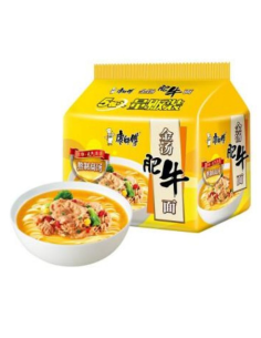 KSF Instant Noodle - Golden Stock Beef Flavour 105g x 5 (Pack of 5)