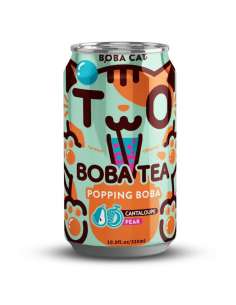Boba Cat Cantaloupe & Pear Bubble Tea 315ml