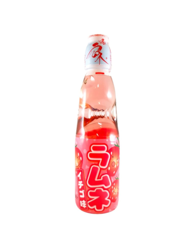 Hatakosen Ramune - Strawberry Flavour 200ml