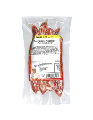 Poons Wind Dried Pork Sausages 120g