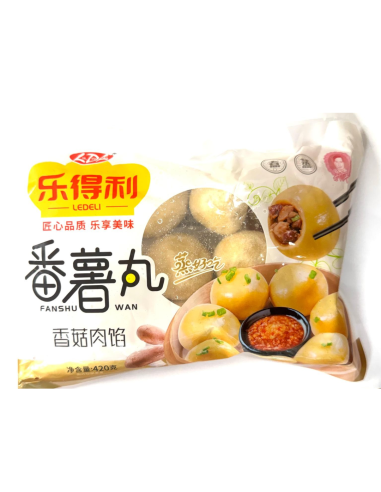 ⾹菇⾁馅番薯丸420g