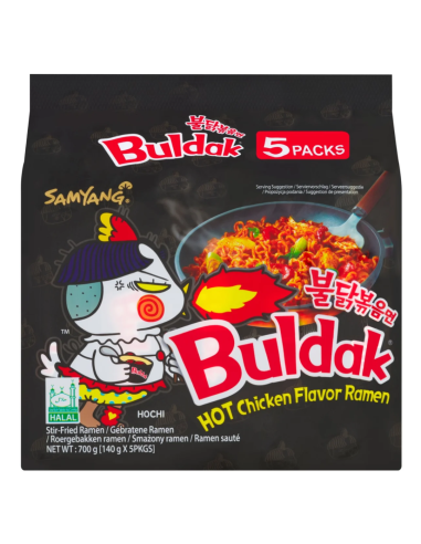 Samyang Hot Chicken Flavour Ramen 140g (Pack of 5) -  - Instant ZH