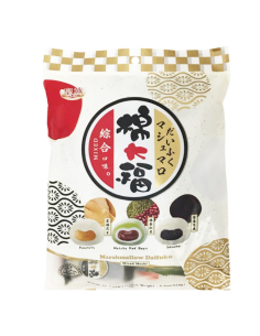 Royal Family Mixed Mochi with Marshmallows (Matcha Red Bean, Sesame, Peanut) 250g