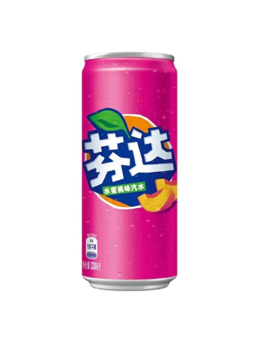 Fanta Soda Drink Peaches 330ml