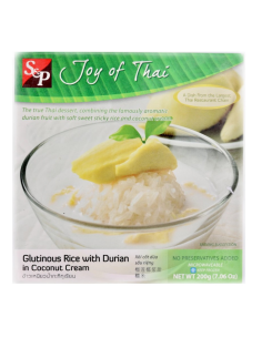 S&P Glutinous Rice with Durian in Coconut Cream 200g (Frozen)