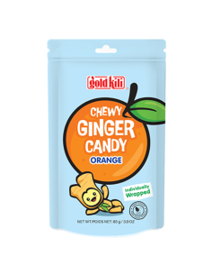 Gold Kili Chewy Ginger Candy Orange 85g