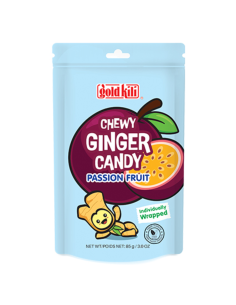 Gold Kili Chewy Ginger Candy Passion Fruit 85g