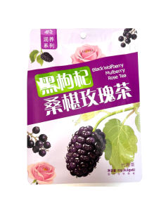 開古 黑枸杞桑葚玫瑰茶51g