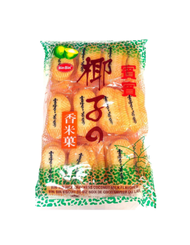 Bin Bin Rice Cracker Coconut 75g