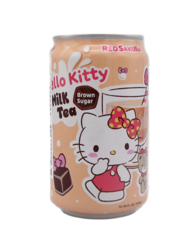 Red Sakura - Hello Kitty Brown Sugar Milk Tea 310ml