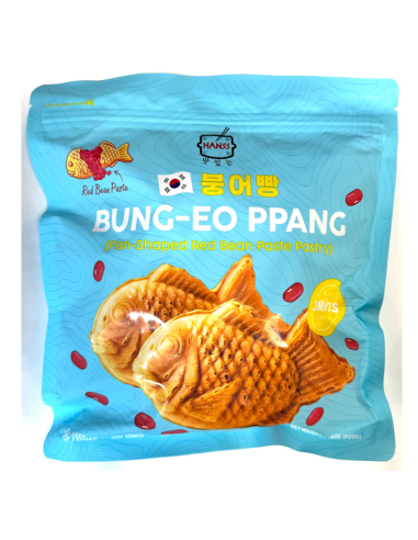 Hanss Bung-eo Ppang (Fish Shaped Pastry with Red Bean Paste) 420g