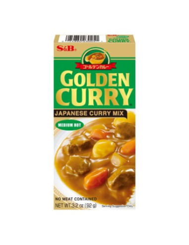 S&B Golden Curry Medium Hot 92g