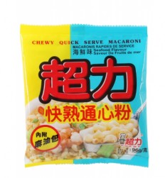 耐嚼的快速服务通心粉海鲜味96克