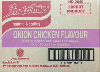 INDO MIE Onion Chicken Flavour Noodles 40 x 75g