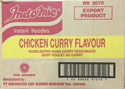 INDO MIE Chicken Curry Flavour Noodles 40 x 80g