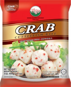 Figo 螃蟹味墨魚丸 400g