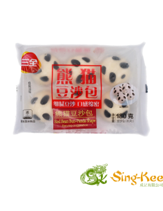 SQ Red Bean Bun - Panda Shape 180g (Frozen)