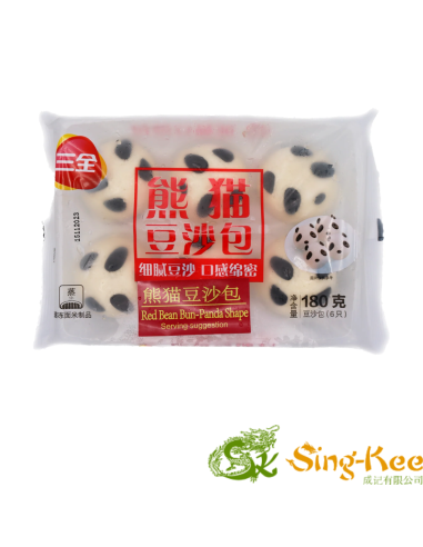 SQ Red Bean Bun - Panda Shape 180g (Frozen)